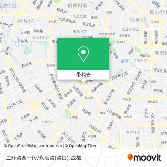 二环路西一段/永顺路(路口)地图