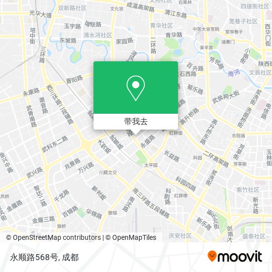 永顺路568号地图