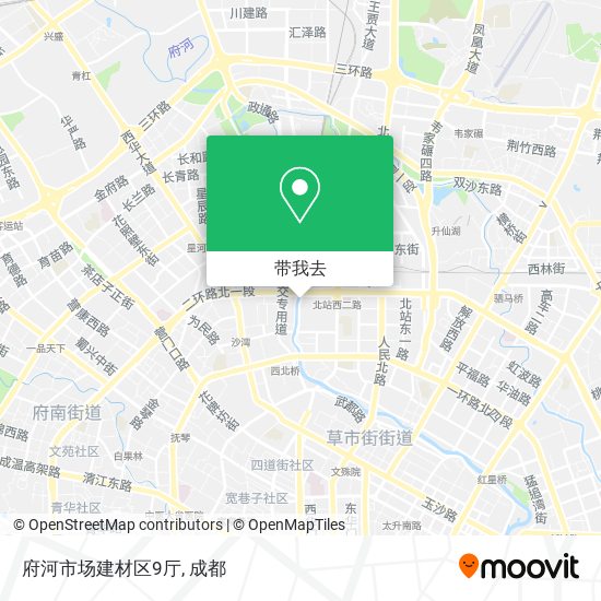 府河市场建材区9厅地图