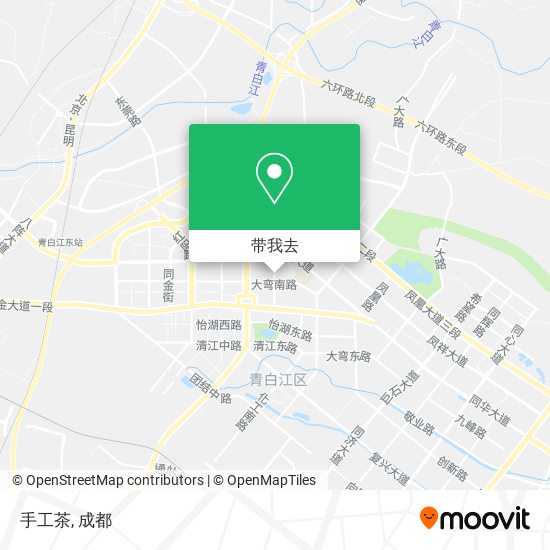 手工茶地图