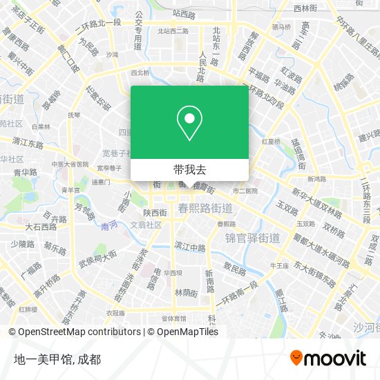 地一美甲馆地图
