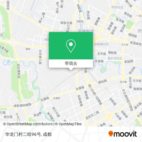 华龙门村二组96号地图