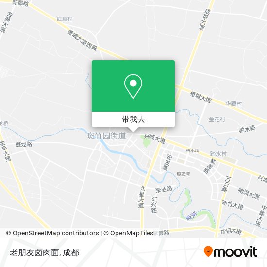 老朋友卤肉面地图