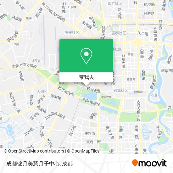 成都锦月美慧月子中心地图