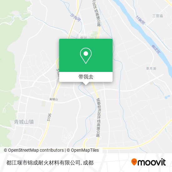 都江堰市锦成耐火材料有限公司地图