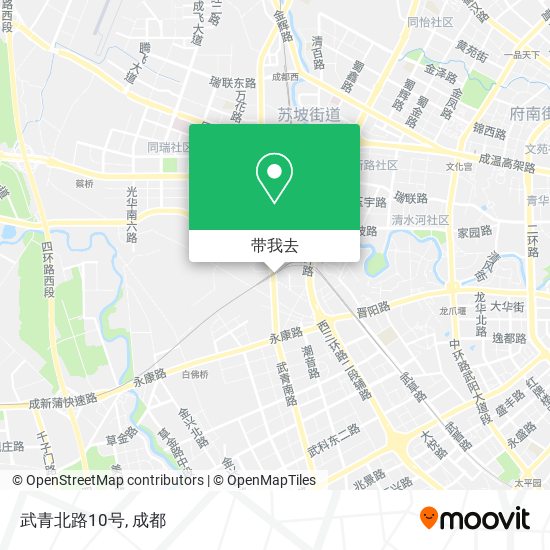 武青北路10号地图