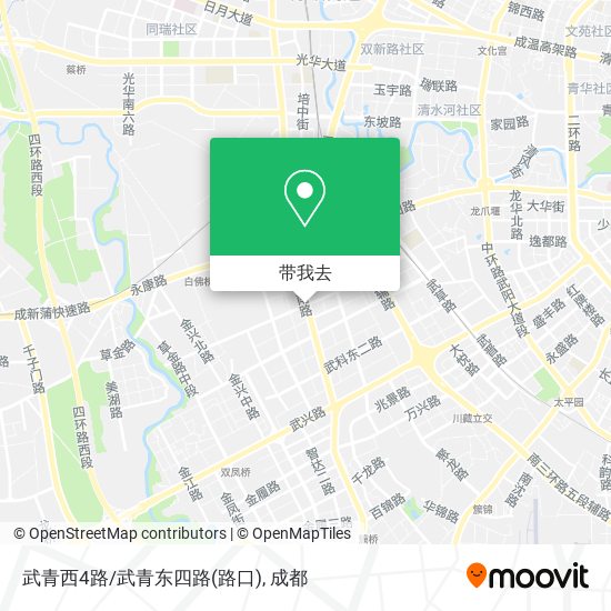 武青西4路/武青东四路(路口)地图
