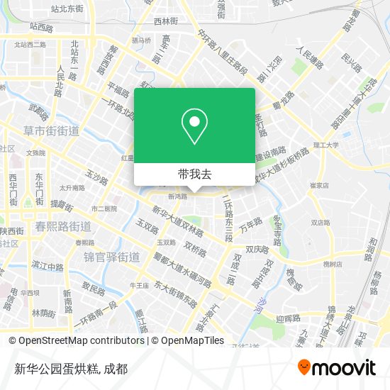 新华公园蛋烘糕地图