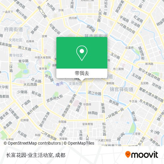 长富花园-业主活动室地图