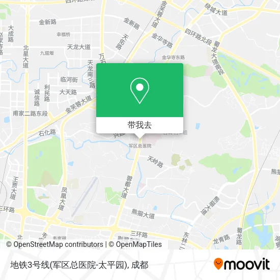 地铁3号线(军区总医院-太平园)地图
