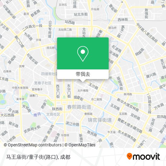 马王庙街/童子街(路口)地图