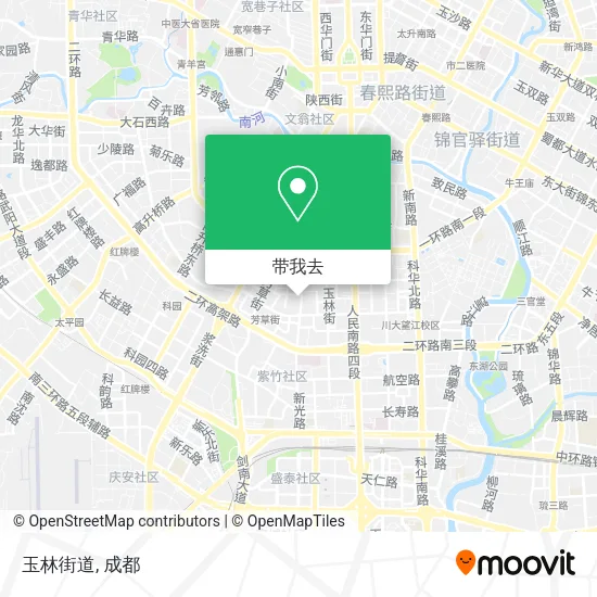 玉林街道地图