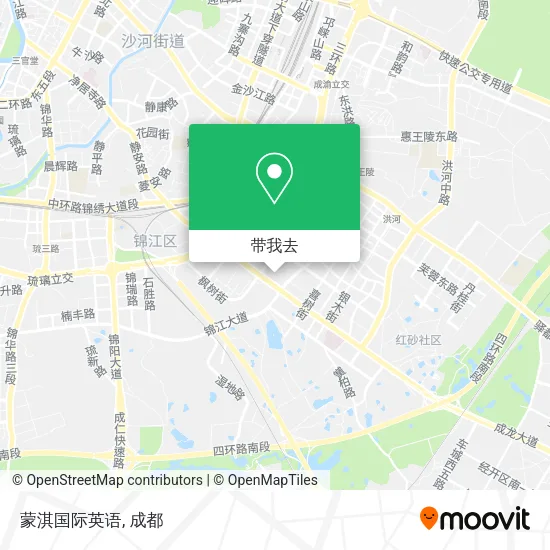 蒙淇国际英语地图