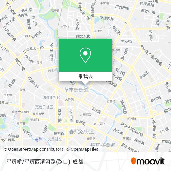 星辉桥/星辉西滨河路(路口)地图