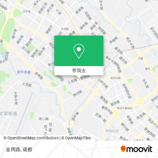 金周路地图