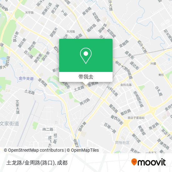 土龙路/金周路(路口)地图