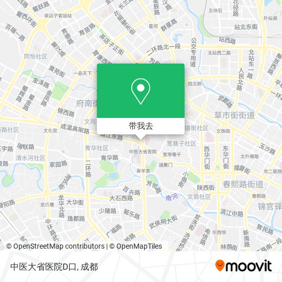 中医大省医院D口地图
