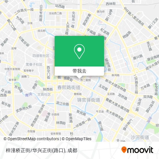 梓潼桥正街/华兴正街(路口)地图