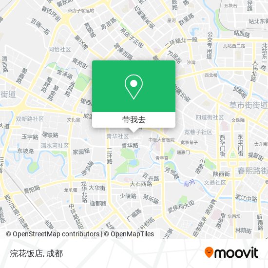 浣花饭店地图