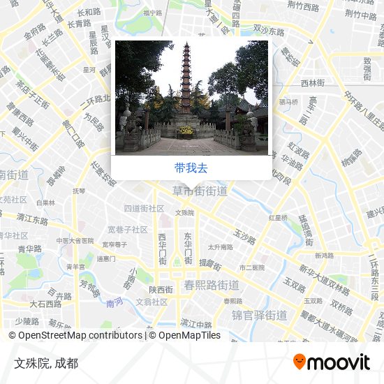 文殊院地图
