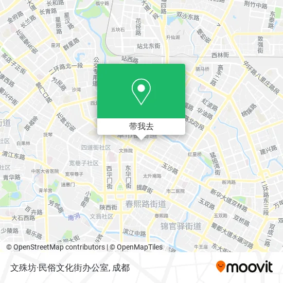 文殊坊·民俗文化街办公室地图