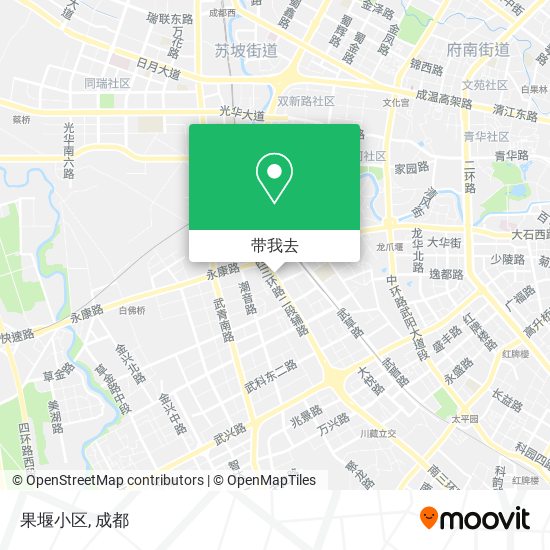 果堰小区地图