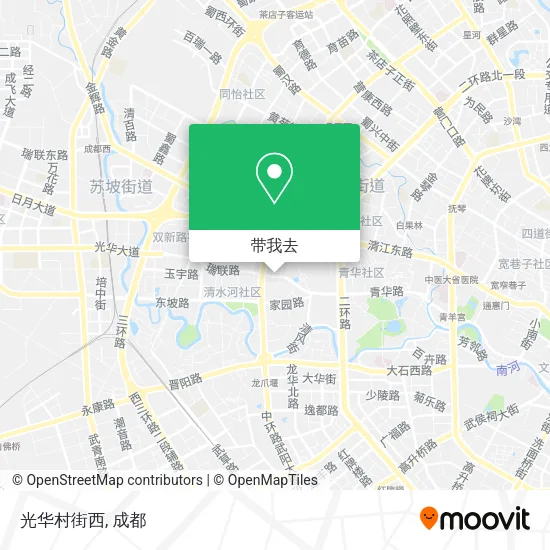 光华村街西地图