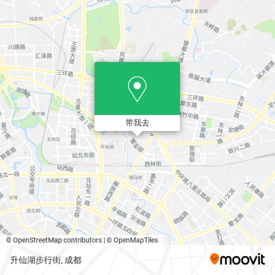 升仙湖步行街地图