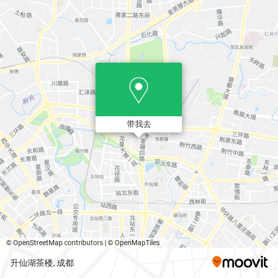 升仙湖茶楼地图