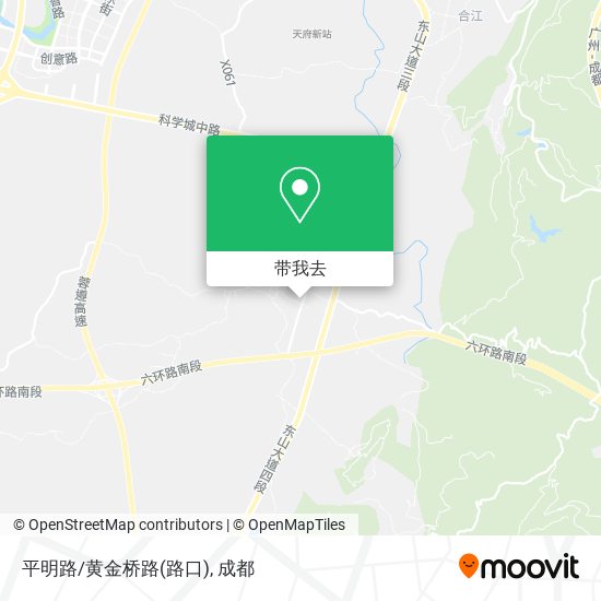 平明路/黄金桥路(路口)地图