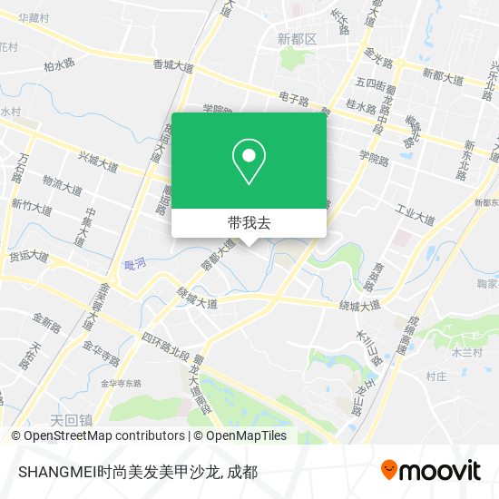 SHANGMEI时尚美发美甲沙龙地图