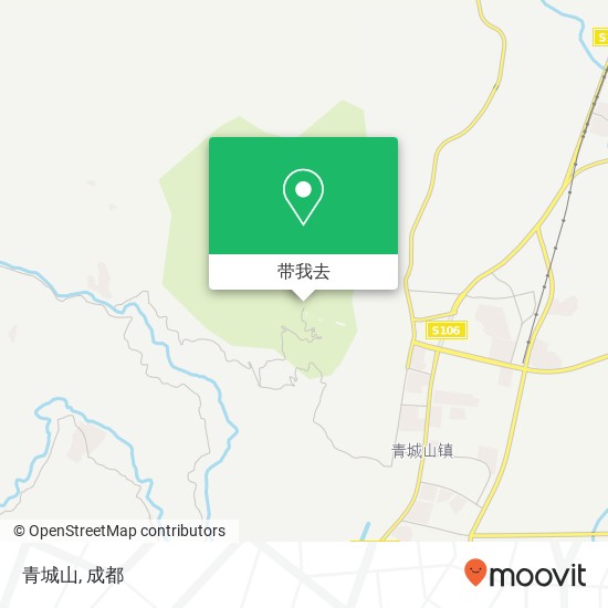 青城山地图