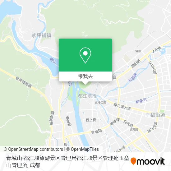 青城山-都江堰旅游景区管理局都江堰景区管理处玉垒山管理所地图