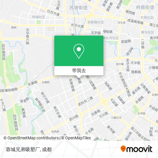 蓉城兄弟吸塑厂地图