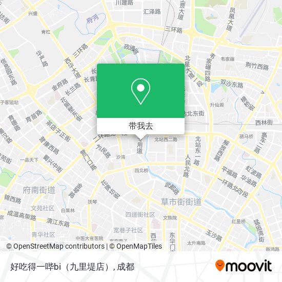 好吃得一哔bi（九里堤店）地图