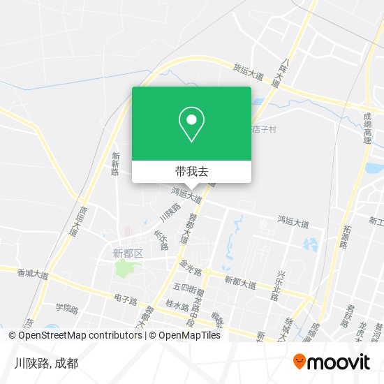 川陕路地图