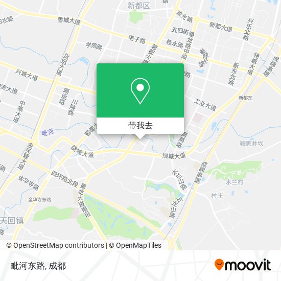 毗河东路地图