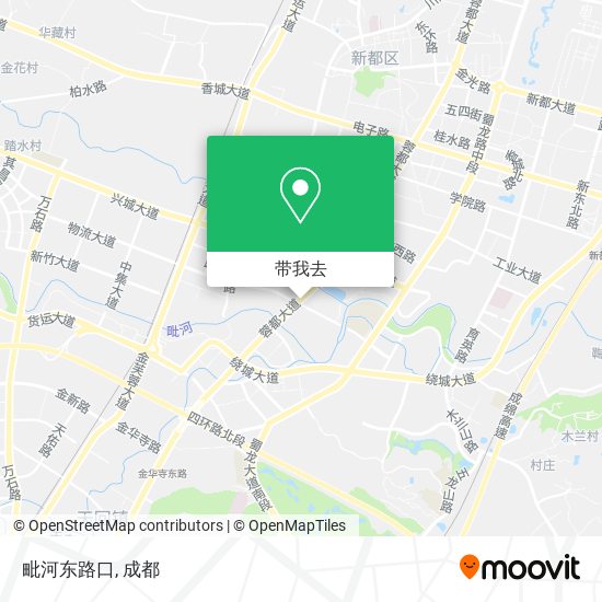 毗河东路口地图
