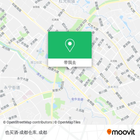 也买酒-成都仓库地图