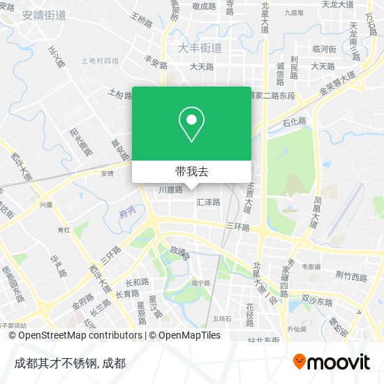 成都其才不锈钢地图