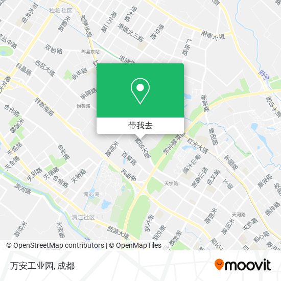 万安工业园地图
