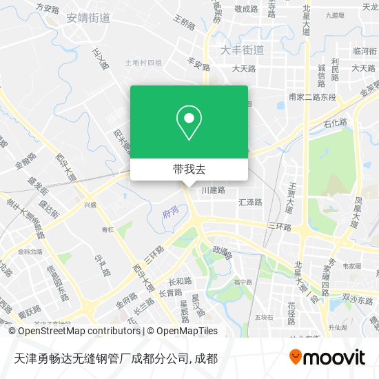 天津勇畅达无缝钢管厂成都分公司地图