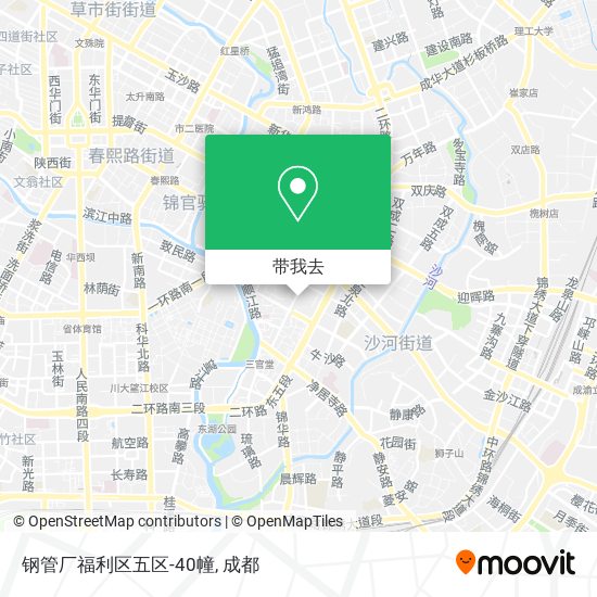钢管厂福利区五区-40幢地图