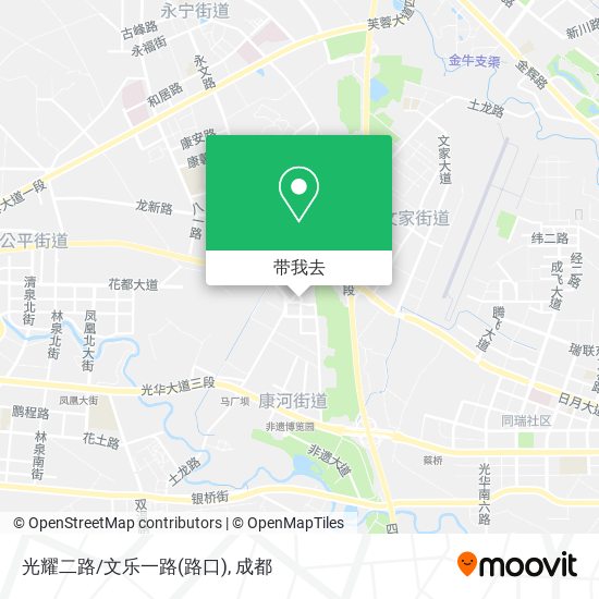 光耀二路/文乐一路(路口)地图