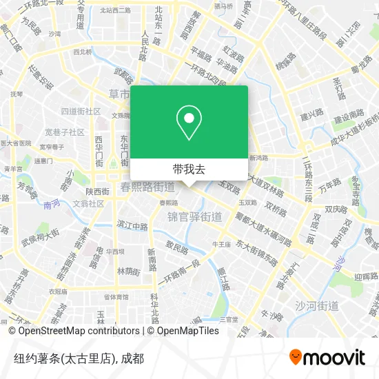 纽约薯条(太古里店)地图