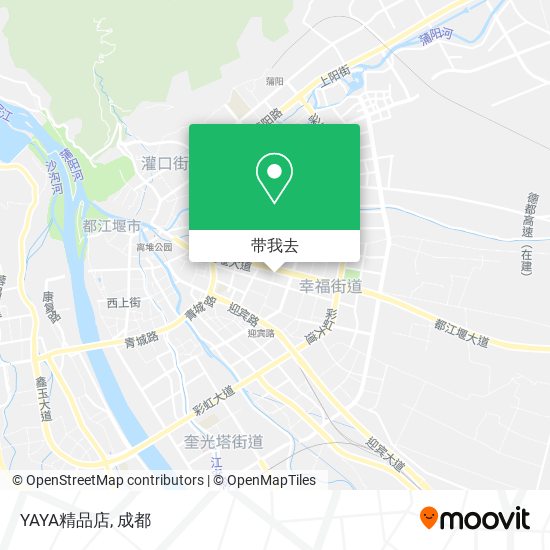 YAYA精品店地图