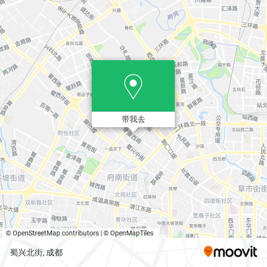 蜀兴北街地图