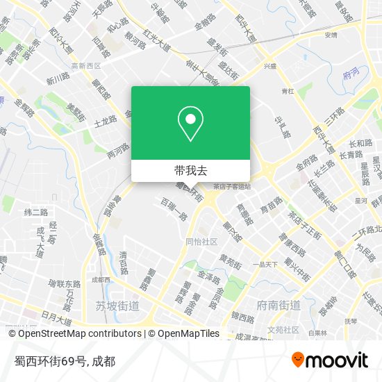 蜀西环街69号地图
