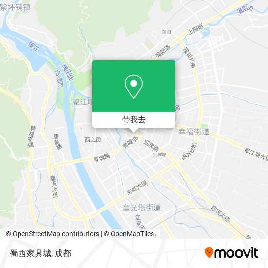 蜀西家具城地图