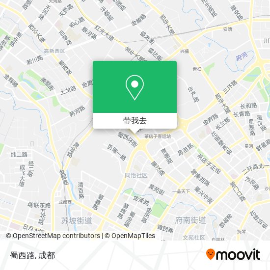 蜀西路地图